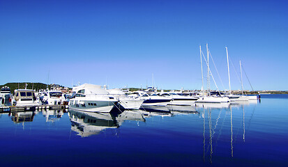 Image showing Marina of Mahon, Menorca, Spain