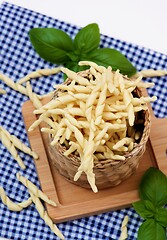 Image showing Raw Homemade Trofie Pasta