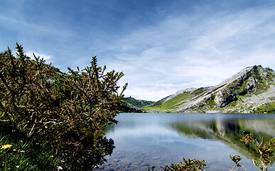 Image showing Lago de Enol, Covadonga, Spain