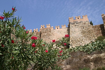 Image showing Old Moorish castle in Southern-Spain