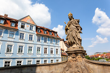 Image showing statue of Kunigunde of Luxembourg in Bamberg Germany