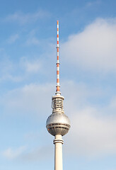 Image showing Berliner Fernsehturm, sightseeing