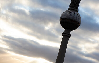 Image showing Berliner Fernsehturm, sightseeing