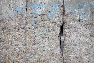 Image showing The remains of the Berlin Wall