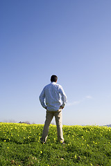 Image showing Man in the field