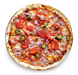 Image showing freshly baked pizza