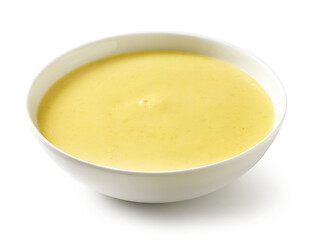 Image showing bowl of vegetable cream soup