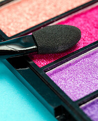 Image showing Eye Shadow Makeup Shows Beauty Product And Cosmetic 