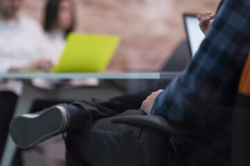 Image showing Startup business team at a meeting