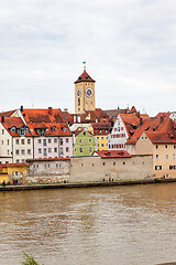 Image showing river Regnitz in Bamberg Germany