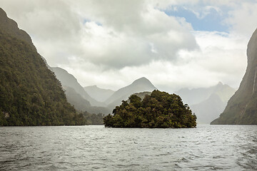 Image showing Doubtful Sound Fiordland National Park New Zealand