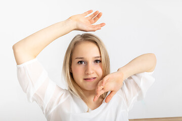 Image showing female dancer in action