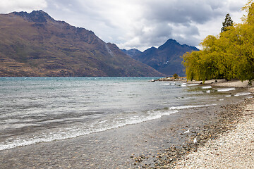 Image showing lake Wakatipu in south New Zealand