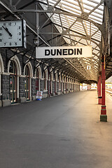 Image showing railway station of Dunedin south New Zealand