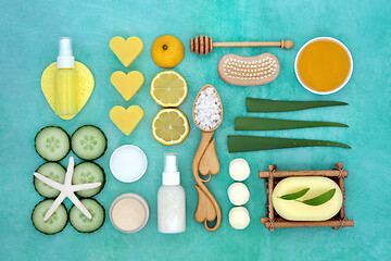 Image showing Natural Beauty and Skin Care Treatment