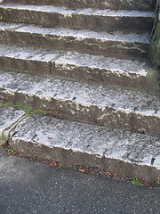 Image showing old stone steps