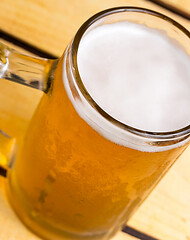 Image showing Glass Of Beer Indicates Lagers Tavern And Ales  