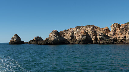 Image showing Prainha in Algarve Portugal