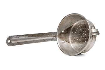 Image showing Old metal colander 