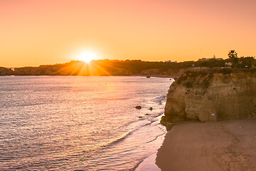 Image showing Praia da Rocha in Portimao, Algarve