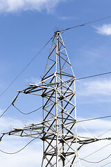 Image showing Electricity pole