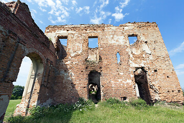 Image showing ruined wall of the castle