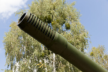 Image showing old cannon barrel