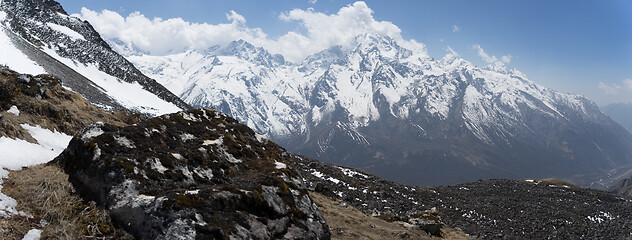 Image showing Mountain landscape in Nepal