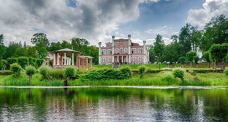 Image showing Old palace in Latvia travel