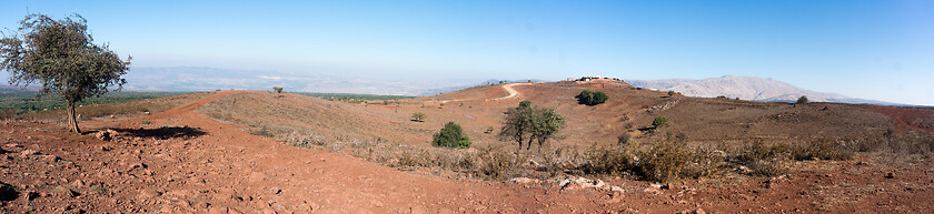 Image showing Hermon mountain panorama in Israel