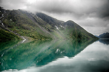 Image showing Lake reflections landscape in europe