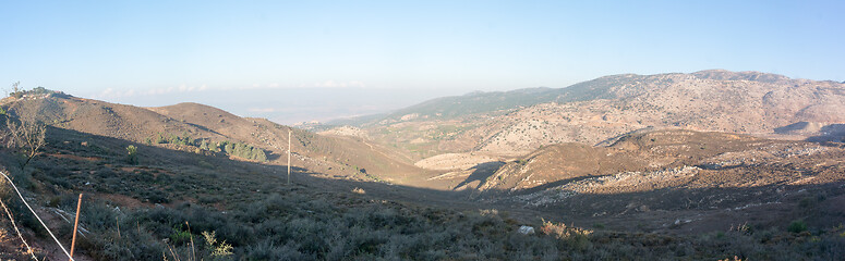 Image showing Hermon mountain panorama in Israel