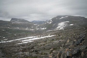 Image showing Dramatic mountain landscape in Scandinavia