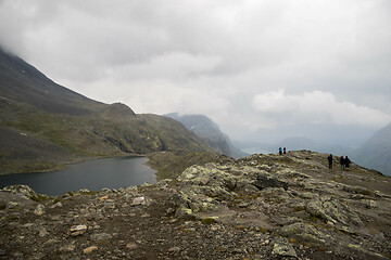 Image showing Mountain hiking in Norway