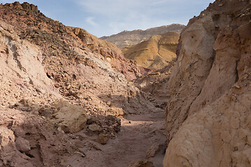 Image showing Travel in Israel negev desert landscape