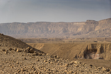 Image showing Travel in Israel negev desert landscape