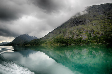 Image showing Lake reflections landscape in europe