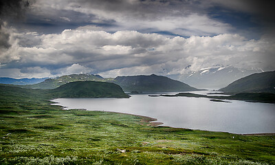 Image showing Mountain nature landscape in Morway summer