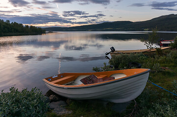 Image showing Romantic lake landscape in europe