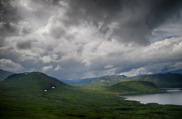 Image showing Mountain nature landscape in Morway summer