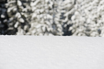 Image showing snow background