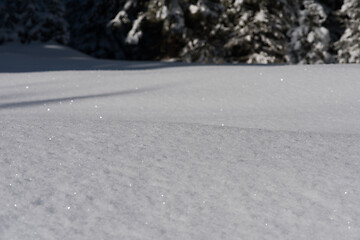 Image showing snow background