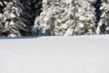 Image showing snow background