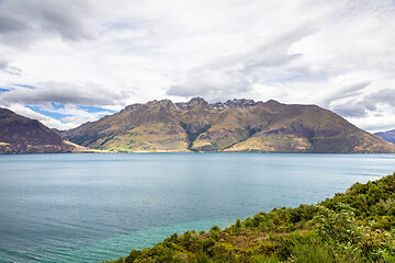 Image showing lake Wakatipu in south New Zealand