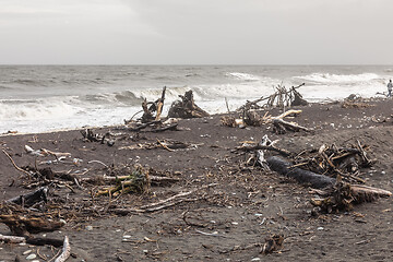 Image showing jade beach Hokitika, New Zealand