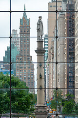 Image showing Christopher Columbus Statue in New York