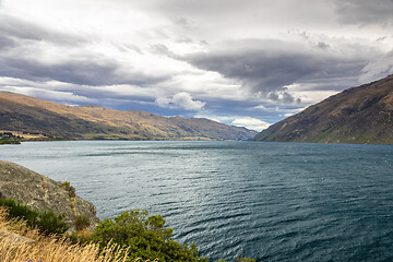 Image showing lake Wakatipu in south New Zealand