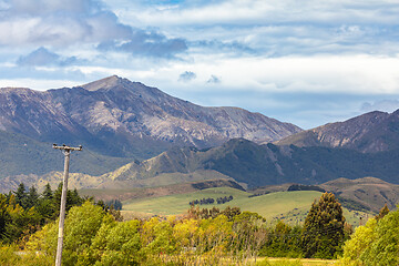 Image showing mountain view in New Zealand