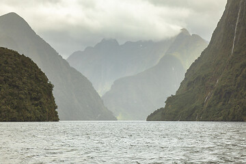 Image showing Doubtful Sound Fiordland National Park New Zealand