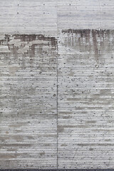 Image showing Gray concrete texture background with formwork marks